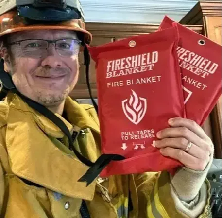 FireShield Blanket customer ~Rock P.  -New York, USA